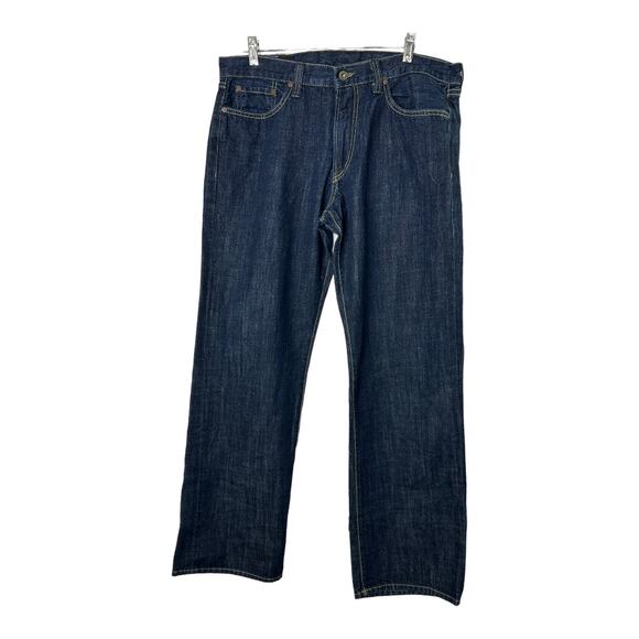Lucky Brand Vintage Straight Fit Jeans Dark Rinse Men's 34X32 - Picture 1 of 9